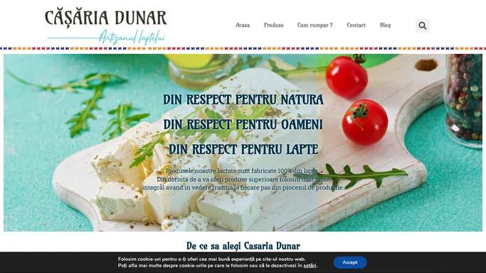 Casaria Dunar - Magazin online de produse lactate artizanale