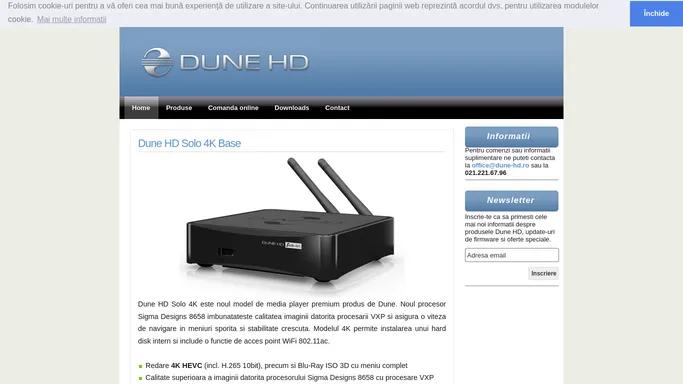 Dune HD - Media center HDTV cu redare Blu-Ray - HDI