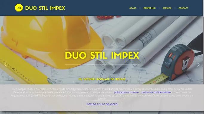 Duo Stil Impex - Proiectarea si implementarea sistemelor de management, verificari tehnice, examinari cu caracter tehnic, analize de risc