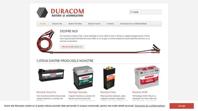 Duracom | Baterii si Acumulatori