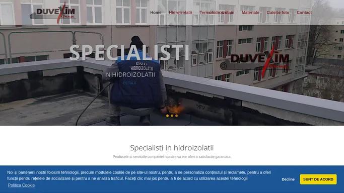 Duvexim - Specialisti in hidroizolatii