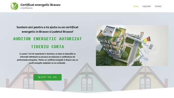 Certificat energetic Brasov » e-Certificare.ro