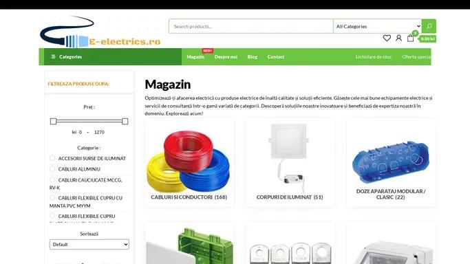 Magazin - e-electrics.ro