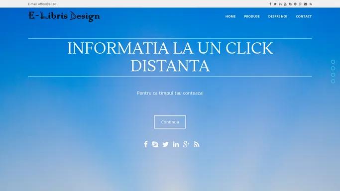 E-Libris Design – Informatia la un click distanta!