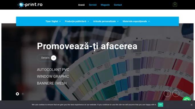 Acasa - e-print.ro Tipografie digitala Materiale publicitare