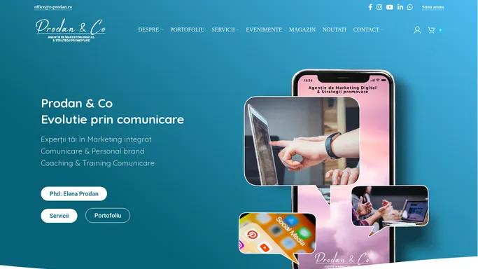 Prodan & Co – Agentie Marketing Digital & Promovare strategica (rebranding din Communication Angels)