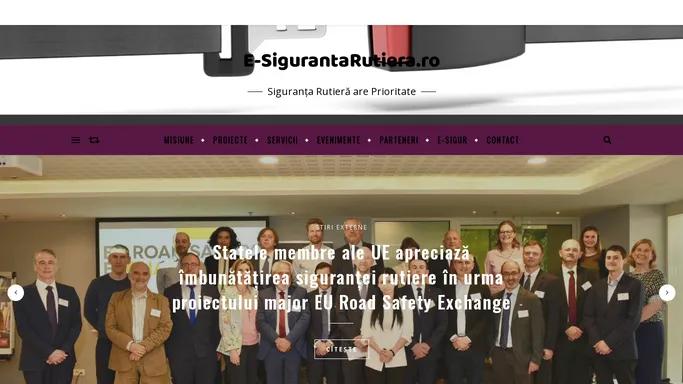 E-SigurantaRutiera.ro - Siguranta Rutiera are Prioritate