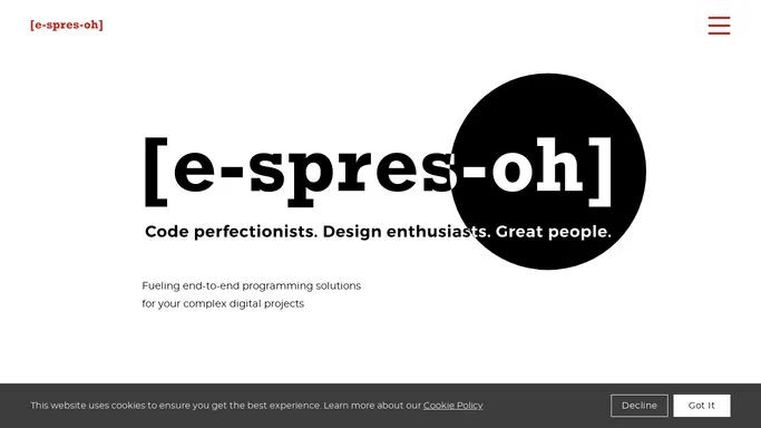 Homepage | e-spres-oh