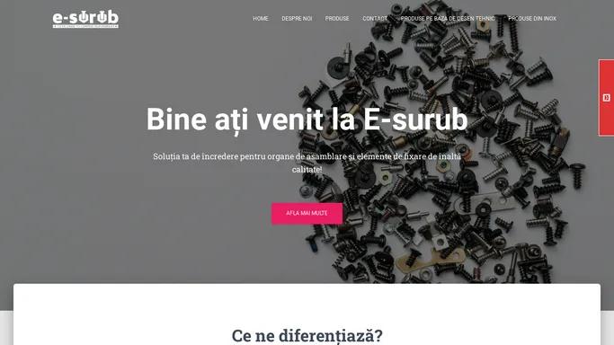 E-surub.ro – Tu de unde iti cumperi suruburile?