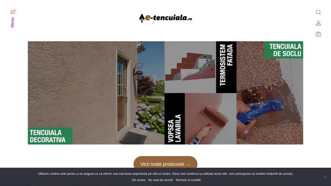 e-tencuiala.ro – tencuiala decorativa | tencuieli exterioare | tencuiala de soclu | termosistem