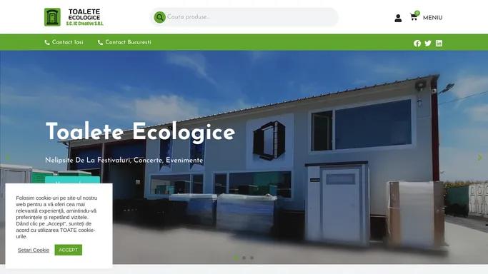 Toalete Ecologice Iasi – Dispunem de o gama variata de toalete ecologice, produse de societati cu renume international in domeniu