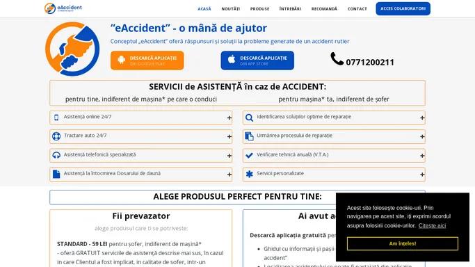 eAccident - o mana de ajutor