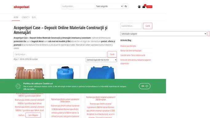 Acoperisuri Case - Depozit Online Materiale Constructii si Amenajari - eAcoperisuri