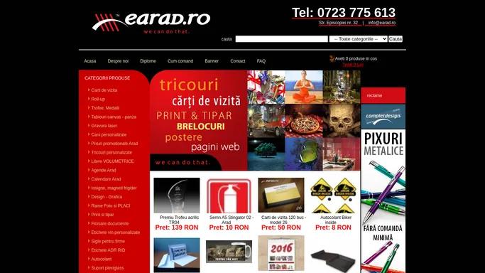 earad.ro - Arad - pixuri metalice, calendar, carti de vizita