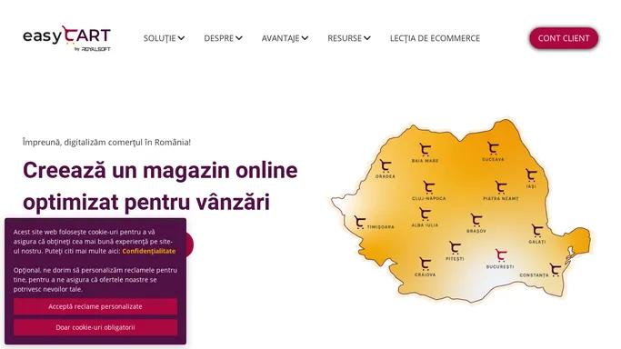 Creare Magazin Online - Realizare Site Ecommerce - easyCart