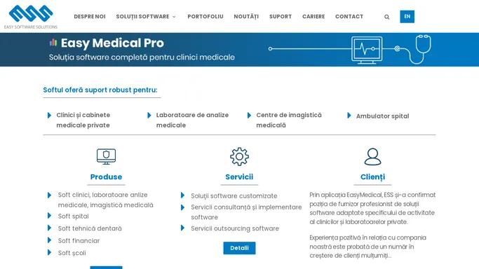 Easy Medical Pro | Solutii software complete