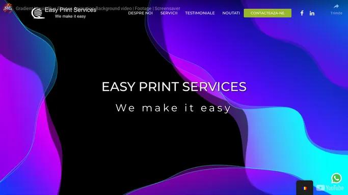 EasyPrints - We make it easy