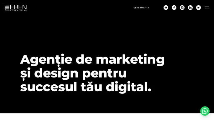 EBEN - Promovare online, Optimizare SEO, Campanii Google Ads si Facebook Ads
