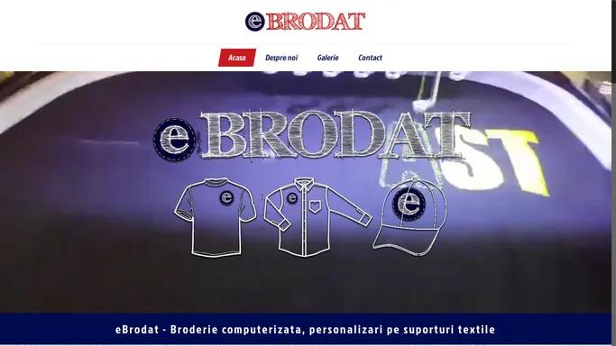 eBrodat - Broderie online, personalizari tricouri | Suceava