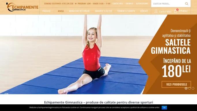 Echipamente calitative pentru diverse sporturi - Echipamente Gimnastica