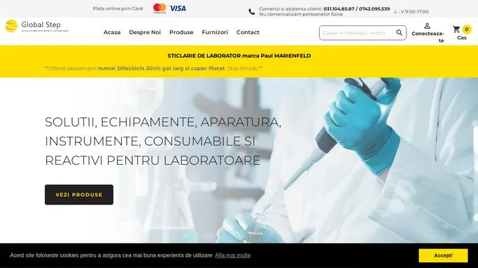 Reactivi, Echipamente de Securitate si Protectie, Aparatura, Consumabile si Sticlarie de Laborator - Global Step - Global Step