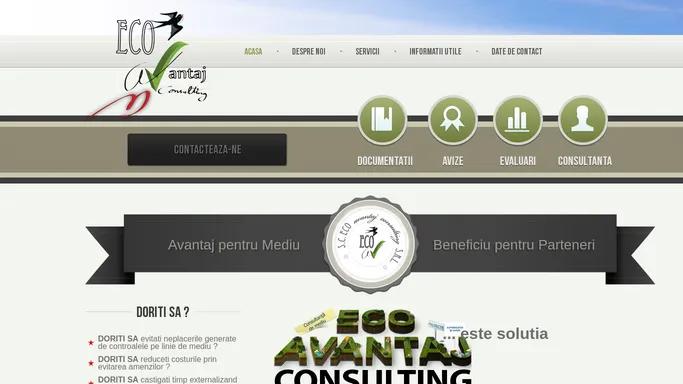 EcoAvantaj - Consultanta de mediu Timisoara