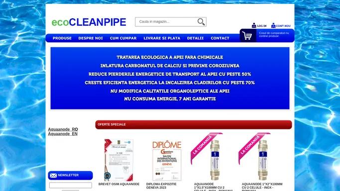 EcoCleanPipe sisteme pentru tratarea ecologica a apei