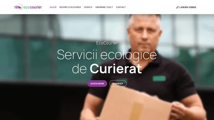 Ecocourier – Livram verde – Ecocourier – Servicii de curierat eco