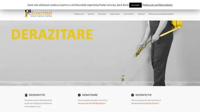 Ecocristal – Deratizare / Dezinsectie / Deparazitare