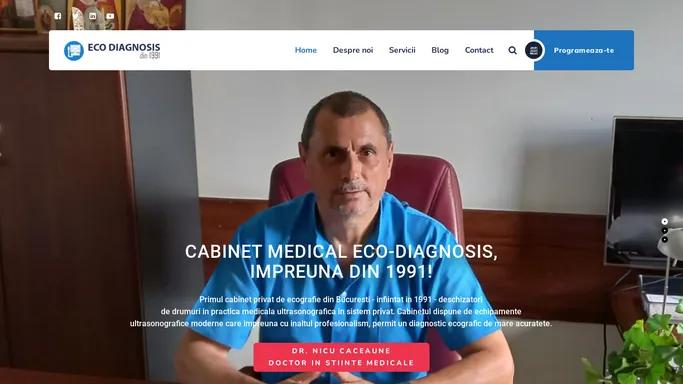 Cabinet Medical ECO-DIAGNOSIS – Dr. Nicu Caceaune