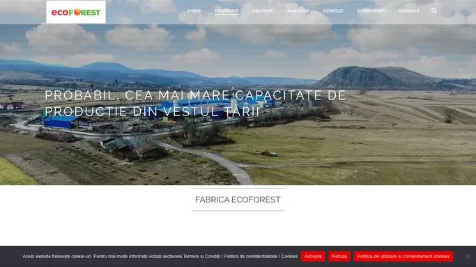 Ecoforest – Peleti si brichete