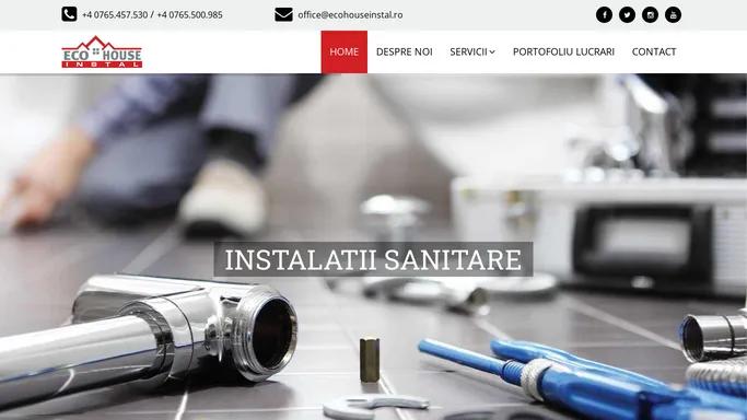 Instalatii sanitare, de incalzire, climatizare, ventilare, certificat energetic"