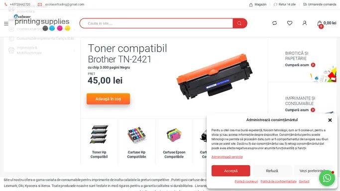 EcolaserShop.ro - Cartuse cerneala si toner pentru imprimante !