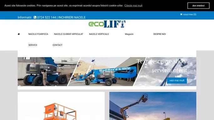 ecolift - INCHIRIERI NACELE