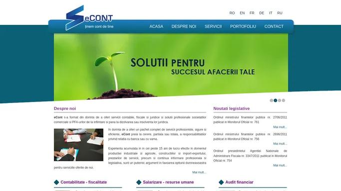 eCONT - Servicii contabile, fiscale si juridice