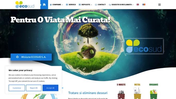 ECOSUD S.A – Pentru O Viata Mai Curata!