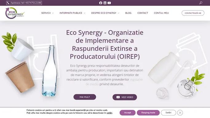 ECO Synergy - OTR (Organizatie de Transfer de Responsabilitate) - OIREP