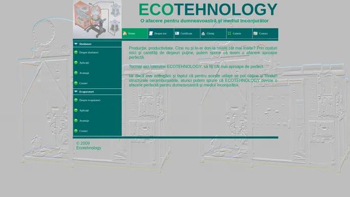 Ecotehnology - Home