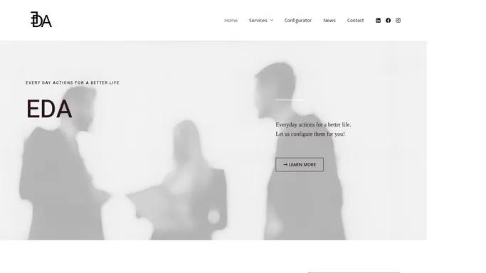 EDA Configurator - Everyday actions for a better life.