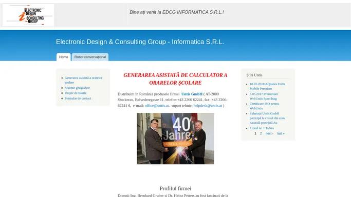 Electronic Design & Consulting Group - Informatica S.R.L. |