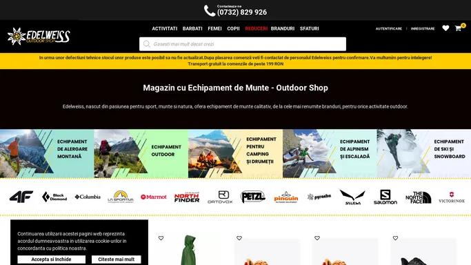 Edelweiss Outdoor Shop | Magazin Cu Echipament De Munte