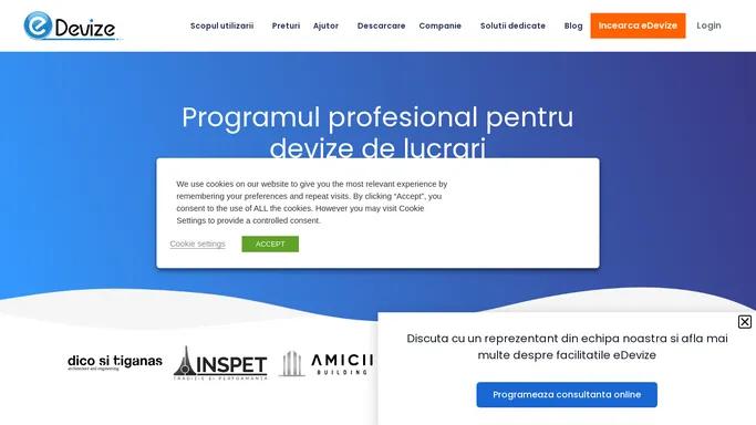 eDevize - Program Devize Constructii si Instalatii Gratuit