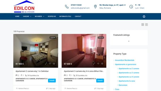 Agentia Imobiliara Edilcon – Agentia Imobiliara Edilcon