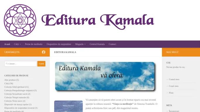 Editura Kamala – Carti pentru Sufletul tau