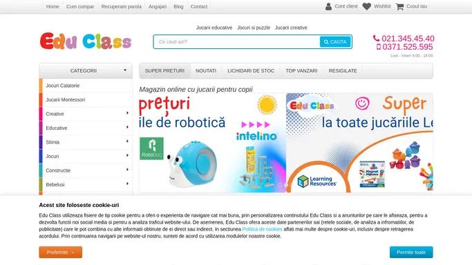 Importator de jucarii si jocuri pentru copii | EduClass