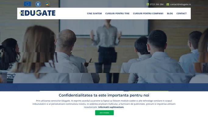 Edugate-Cursuri dezvoltare personala