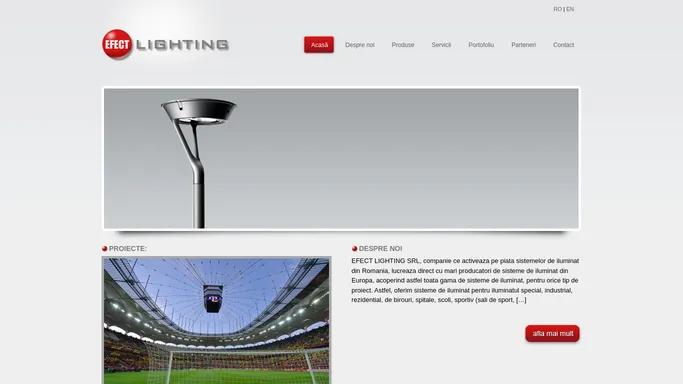 Efect Lighting - Sisteme de iluminat