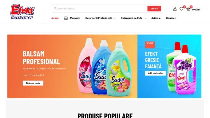 Efekt Performer | Detergent lichid si produse de curatenie