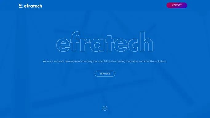 Efratech | Software development services