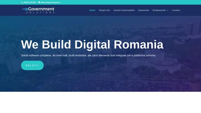 eGovernment | We Build Digital Romania